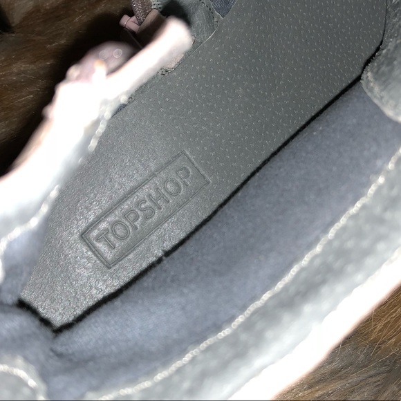 NWOT Topshop Amy Studded Tank Ankle Boots - Picture 8 of 8